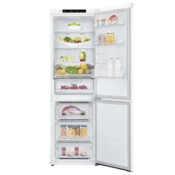 LG Réfrigérateur 12 pi3 24 po Blanc Congélateur en bas - LBNC12231W