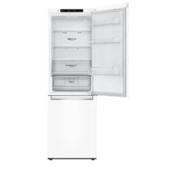 LG Réfrigérateur 12 pi3 24 po Blanc Congélateur en bas - LBNC12231W