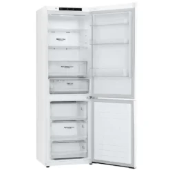 LG Réfrigérateur 12 pi3 24 po Blanc Congélateur en bas - LBNC12231W
