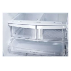 LG Réfrigérateur 21,8 pi3 30 po Blanc Congélateur en bas, Portes françaises - LRFNS2200W