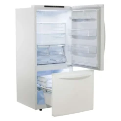 LG Réfrigérateur 22 pi3 30 po Blanc Congélateur en bas - LRDNS2200W