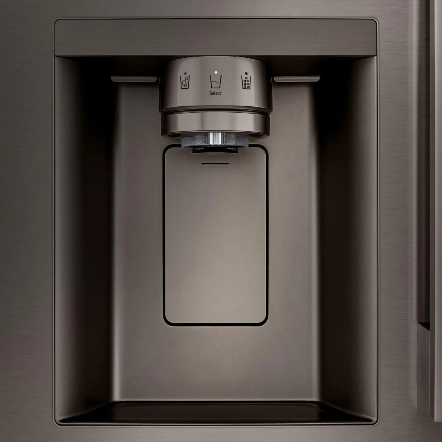 LG Réfrigérateur 25 pi3 33 po Inox Noir Portes françaises - LF25H6330D