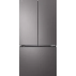 LG Réfrigérateur 25 pi3 33 po Inox Noir Portes françaises - LF25S6200D