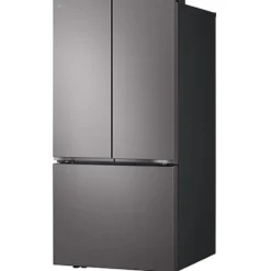 LG Réfrigérateur 25 pi3 33 po Inox Noir Portes françaises - LF25S6200D