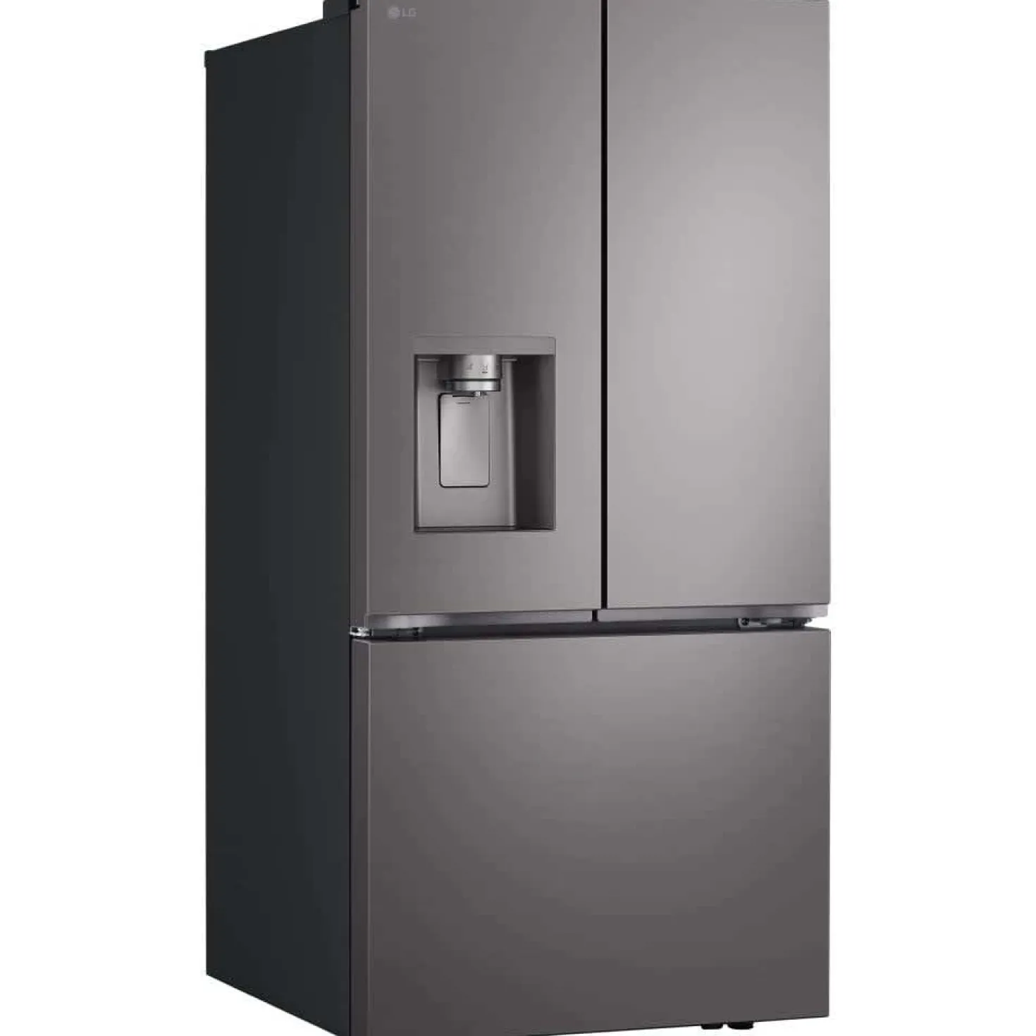 LG Réfrigérateur 25 pi3 33 po Inox Noir Portes françaises - LF25S6330D