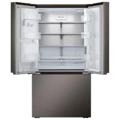 LG Réfrigérateur 26 pi3 36 po Inox Noir Congélateur en bas, Portes françaises - LRYXC2606D