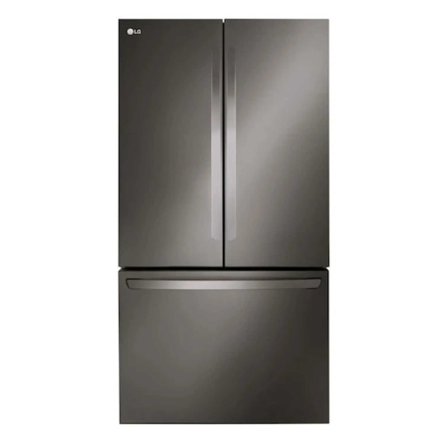 LG Réfrigérateur 27 pi3 36 po Inox Noir Portes françaises - LRFLC2706D