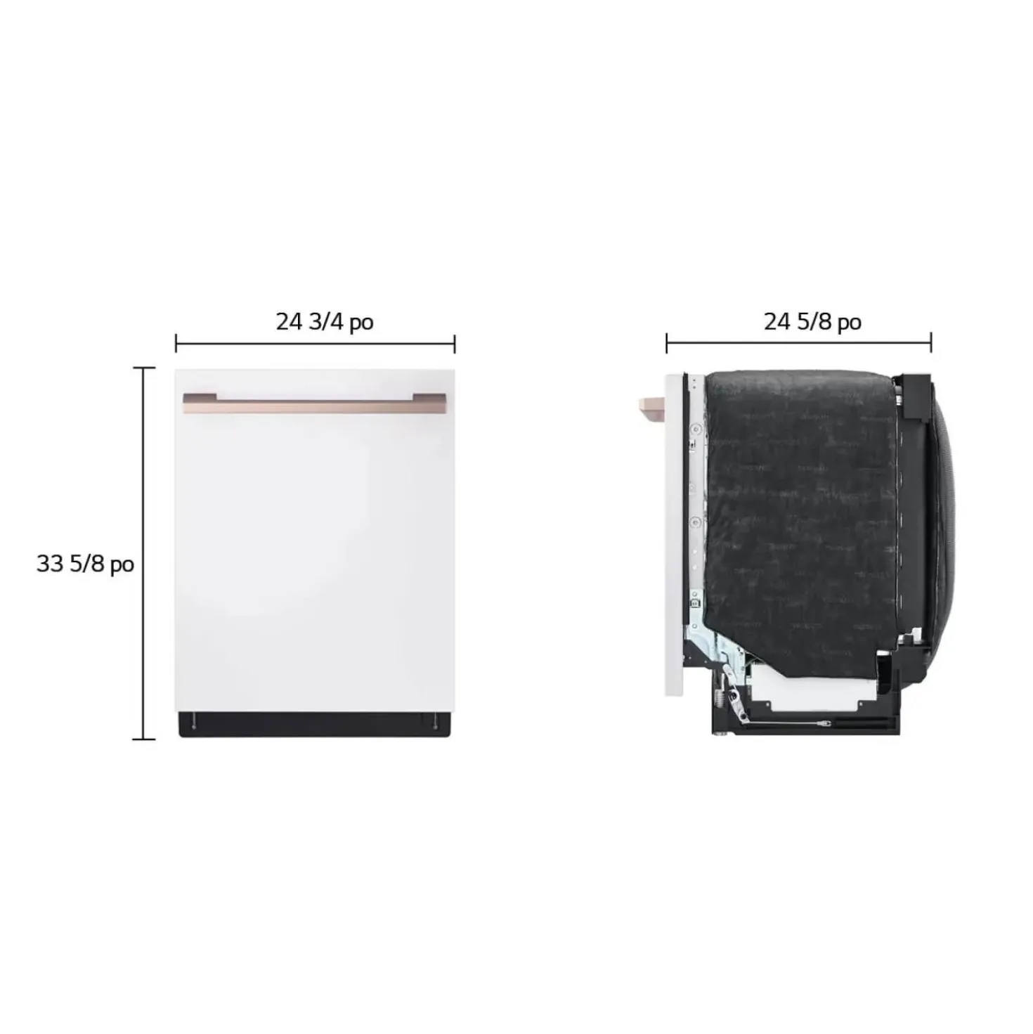 LG STUDIO Lave-vaisselle Encastré Blanc 24" 40dB - SDWB24W3