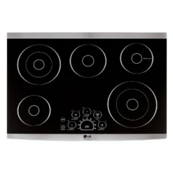 LG STUDIO Plaque de cuisson Vitrocéramique Acier inoxydable 30" Acier inoxydable - LSCE305ST