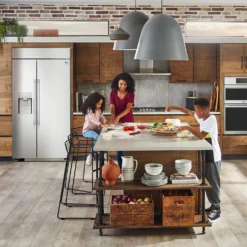 LG STUDIO Réfrigérateur 26 pi3 42 po Acier inoxydable Côte à côte - SRSXB2622S