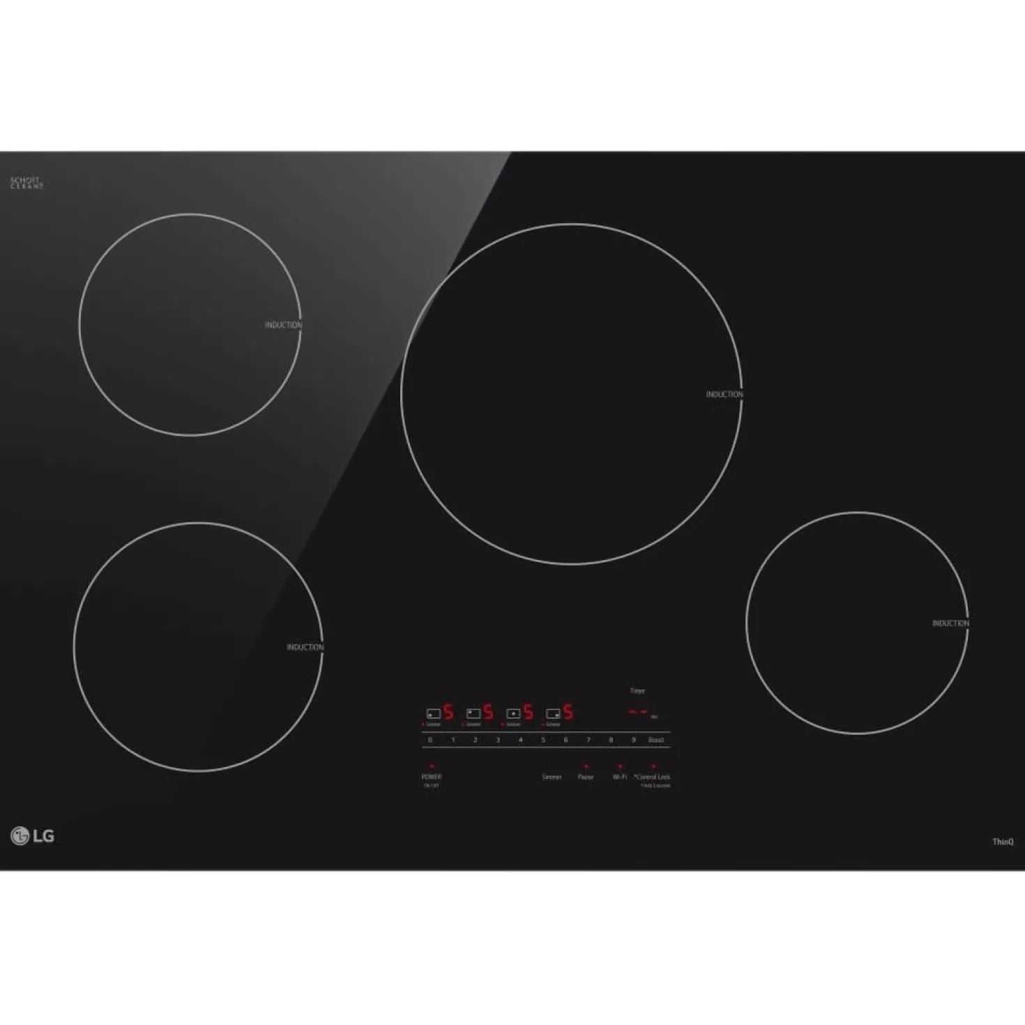 LG STUDIO Table de cuisson Induction Noir 30" Noir - CBIH3013BE