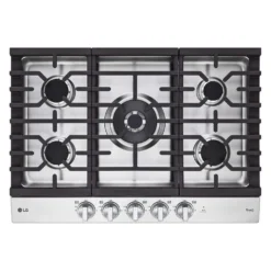 LG Table de cuissonAcier inoxydable 30" Gaz Acier inoxydable - CBGJ3027S