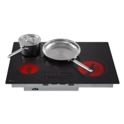 LG Table de cuisson Vitrocéramique Noir 31