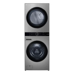 LG Tour de lavage, Acier inoxydable, 27", Chargement frontal - WKEX200HVA