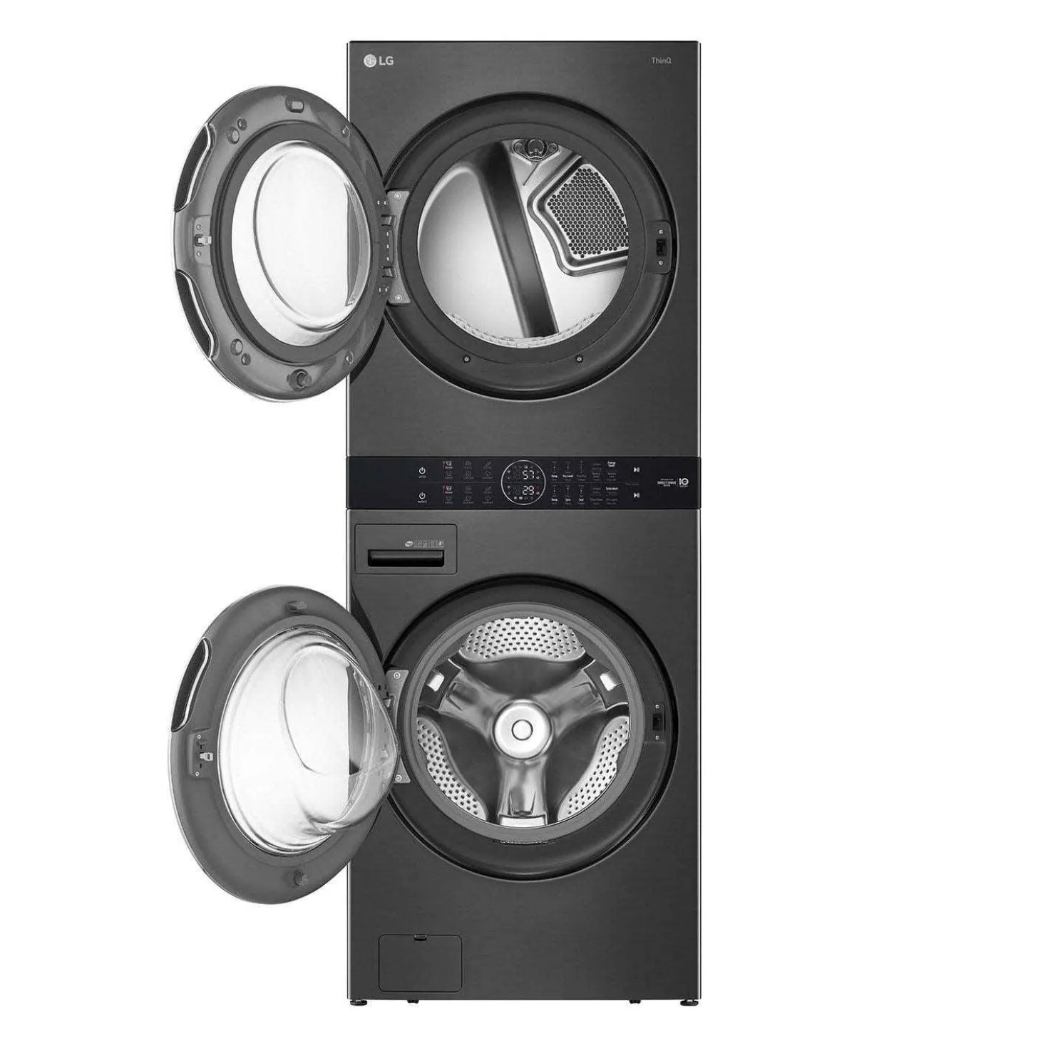 LG Tour de lavage, Acier noir, 27", Chargement frontal - WKEX200HBA