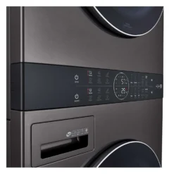 LG Tour de lavage, Acier noir, 27