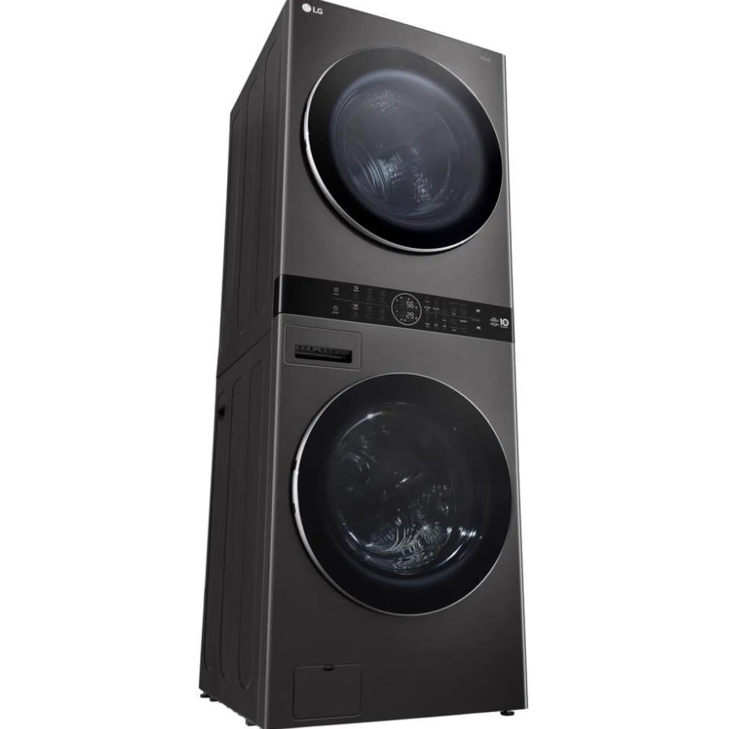 LG Tour de lavage, Acier noir, 27", Chargement frontal - WKHC252HBA