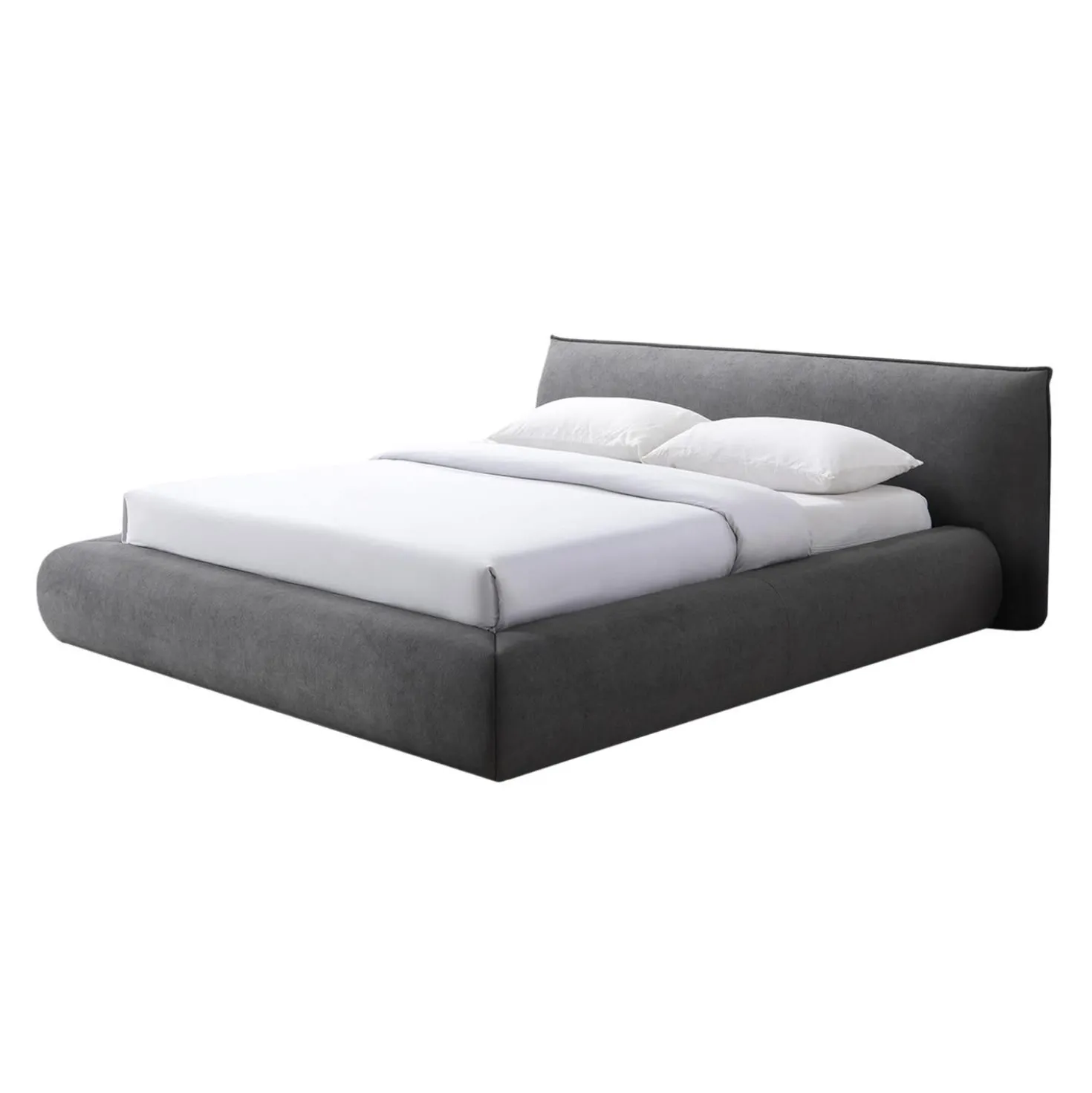 Lit coffre rembourré king - 78"