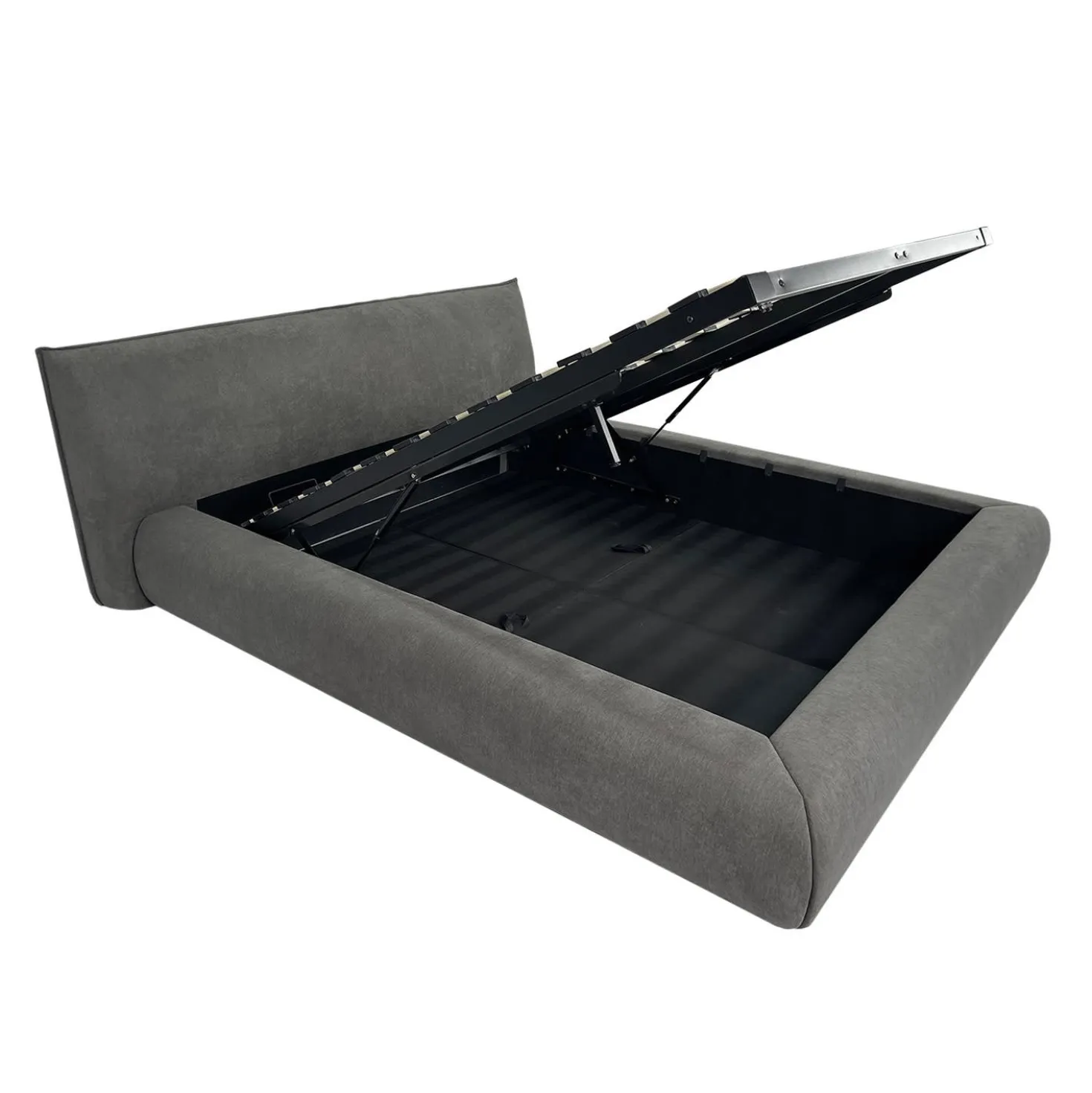Lit coffre rembourré king - 78"