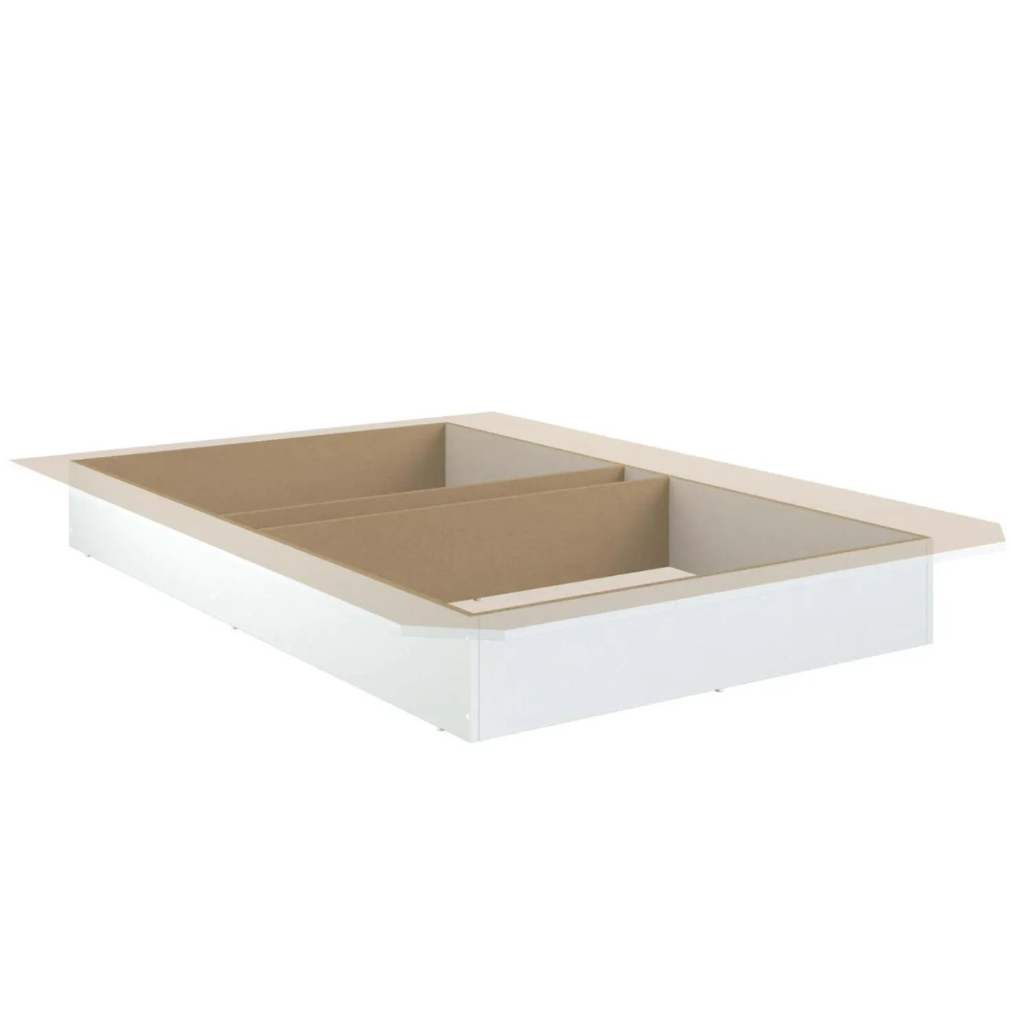 Lit double plateforme (54'')