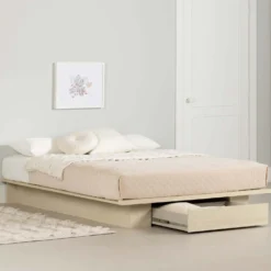 Lit double/queen avec rangement 1 tiroir (54"/60") - South Shore