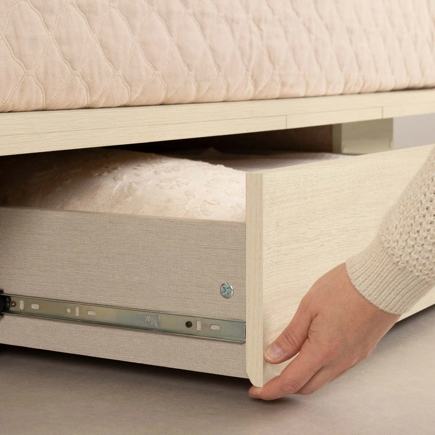 Lit double/queen avec rangement 1 tiroir (54"/60") - South Shore