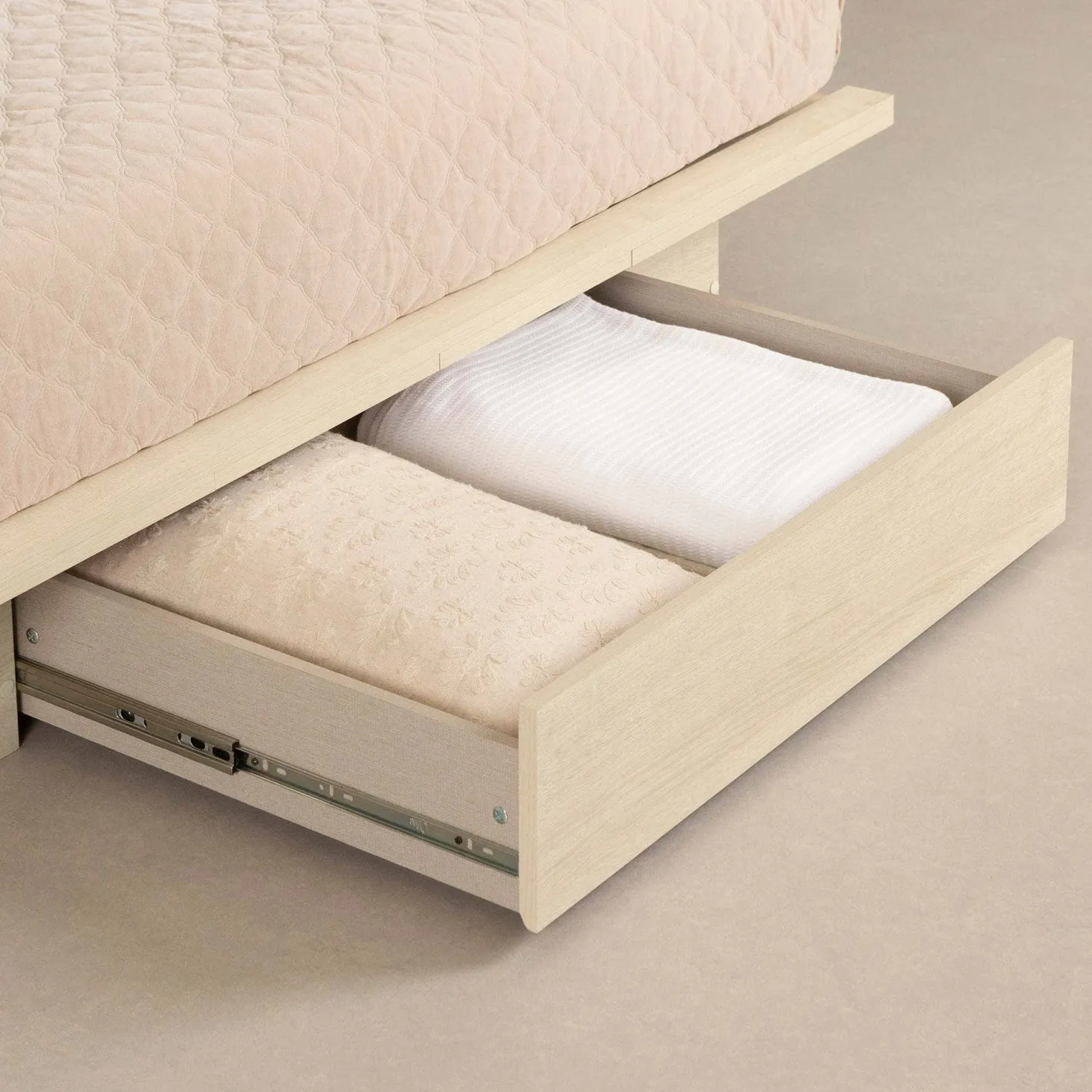 Lit double/queen avec rangement 1 tiroir (54"/60") - South Shore