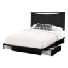 Lit double/queen avec tête de lit (54"/60") - South Shore