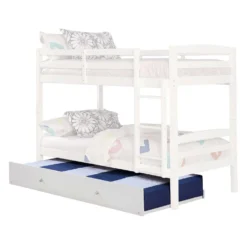 Lit gigogne blanc - 39"