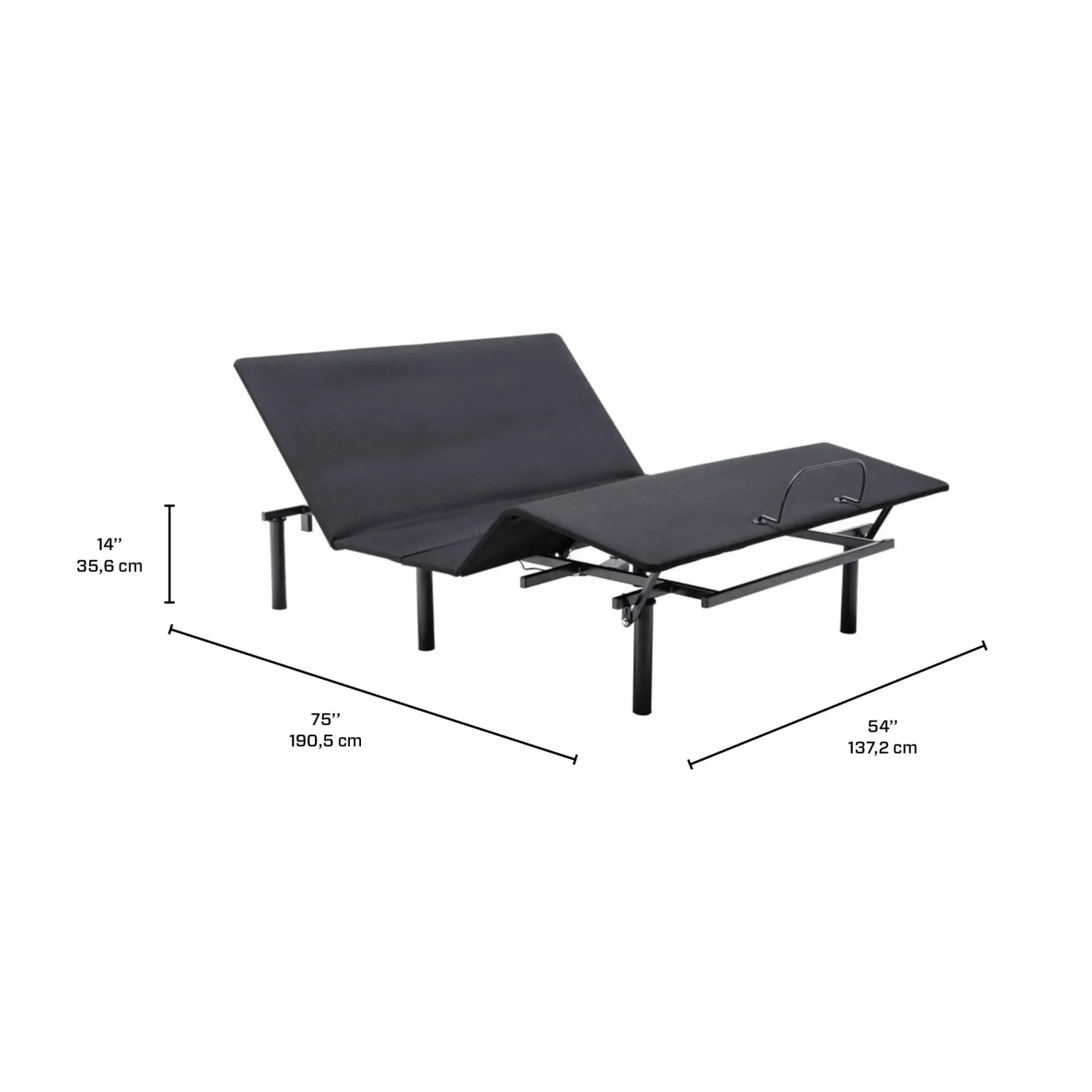 Lit électrique double (54")