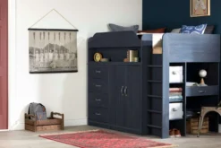 Lit mezzanine avec bureau - South Shore