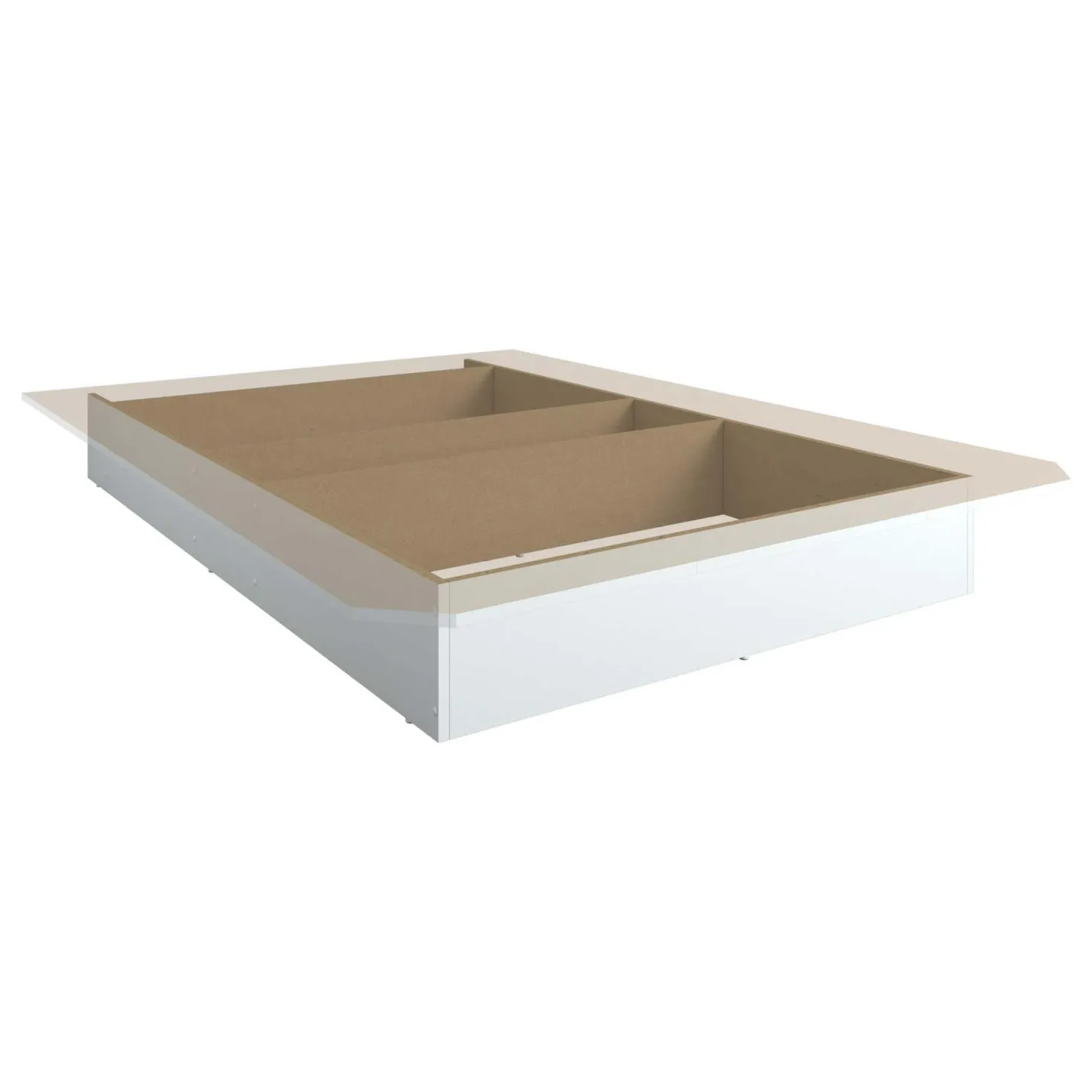 Lit plateforme double (54")