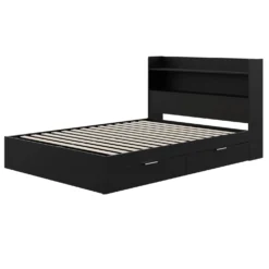 Lit plateforme double avec tête de lit (54") - Nexera