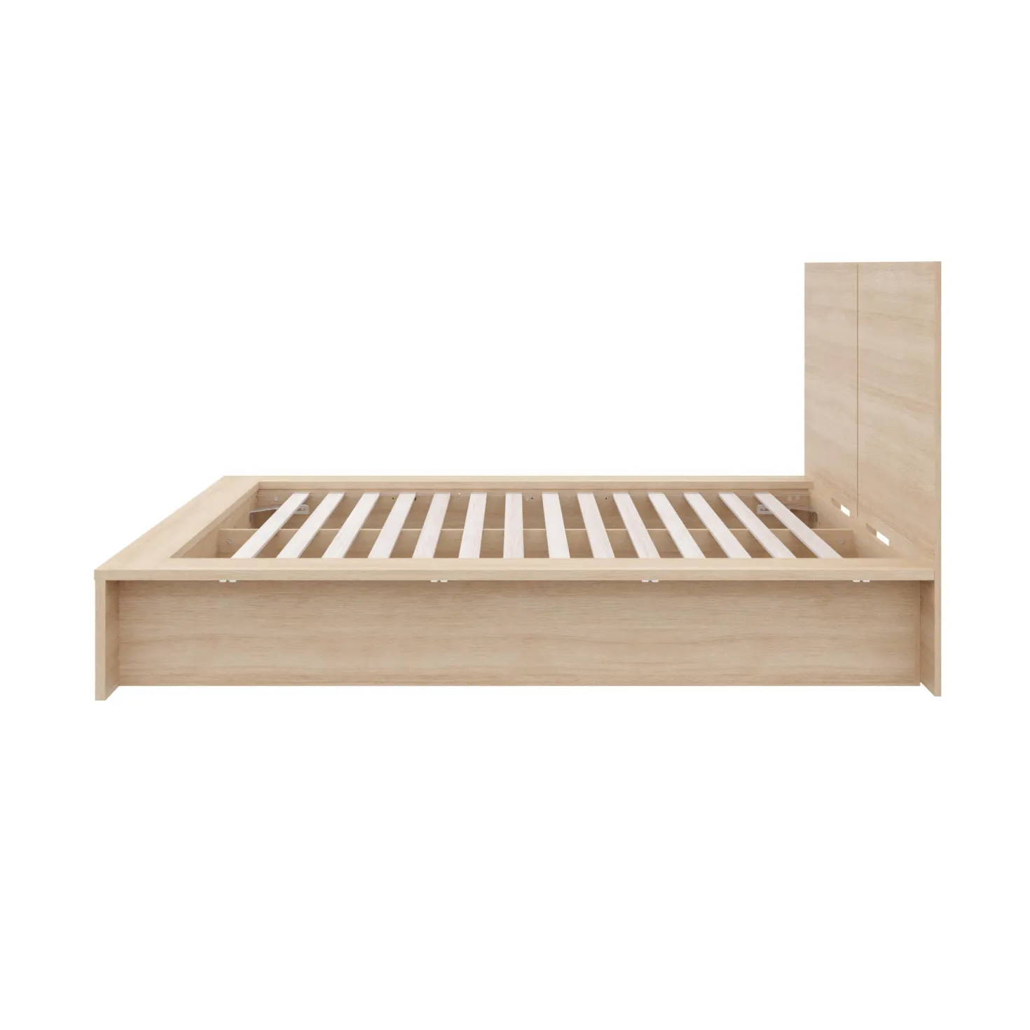 Lit plateforme double avec tête de lit (54") - Nexera