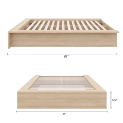 Lit plateforme double (54