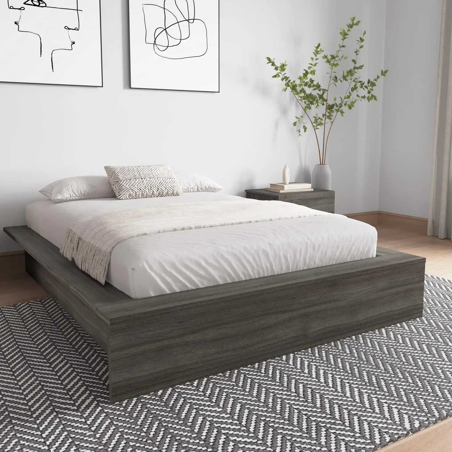 Lit plateforme double (54") - Nexera