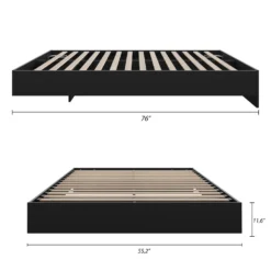 Lit plateforme double (54