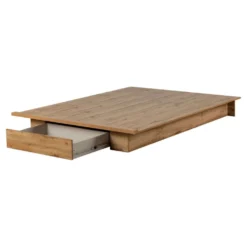 Lit plateforme double/queen avec rangement 1 tiroir (54"/60") - South Shore