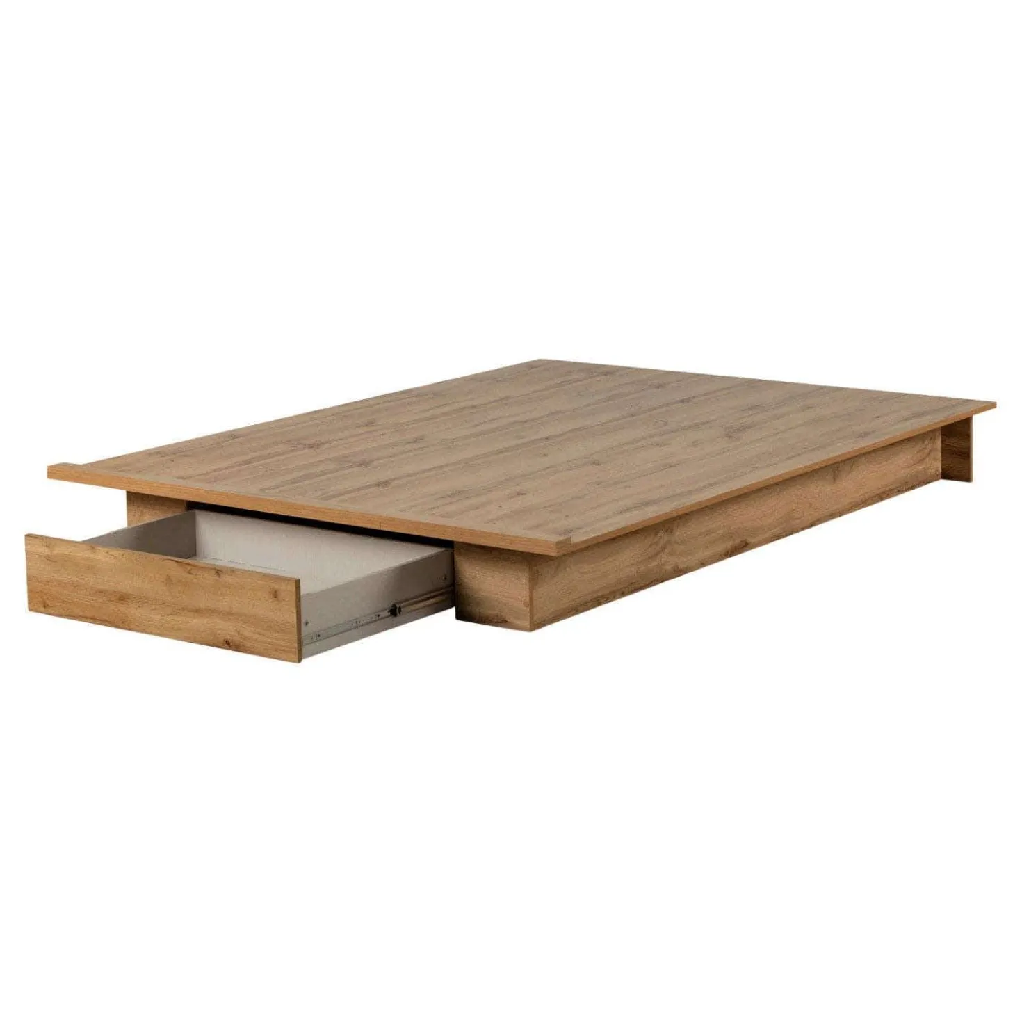 Lit plateforme double/queen avec rangement 1 tiroir (54"/60") - South Shore