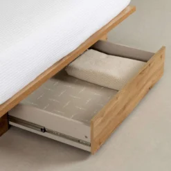 Lit plateforme double/queen avec rangement 1 tiroir (54