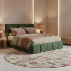 Lit queen de style guimauve (60") - vert