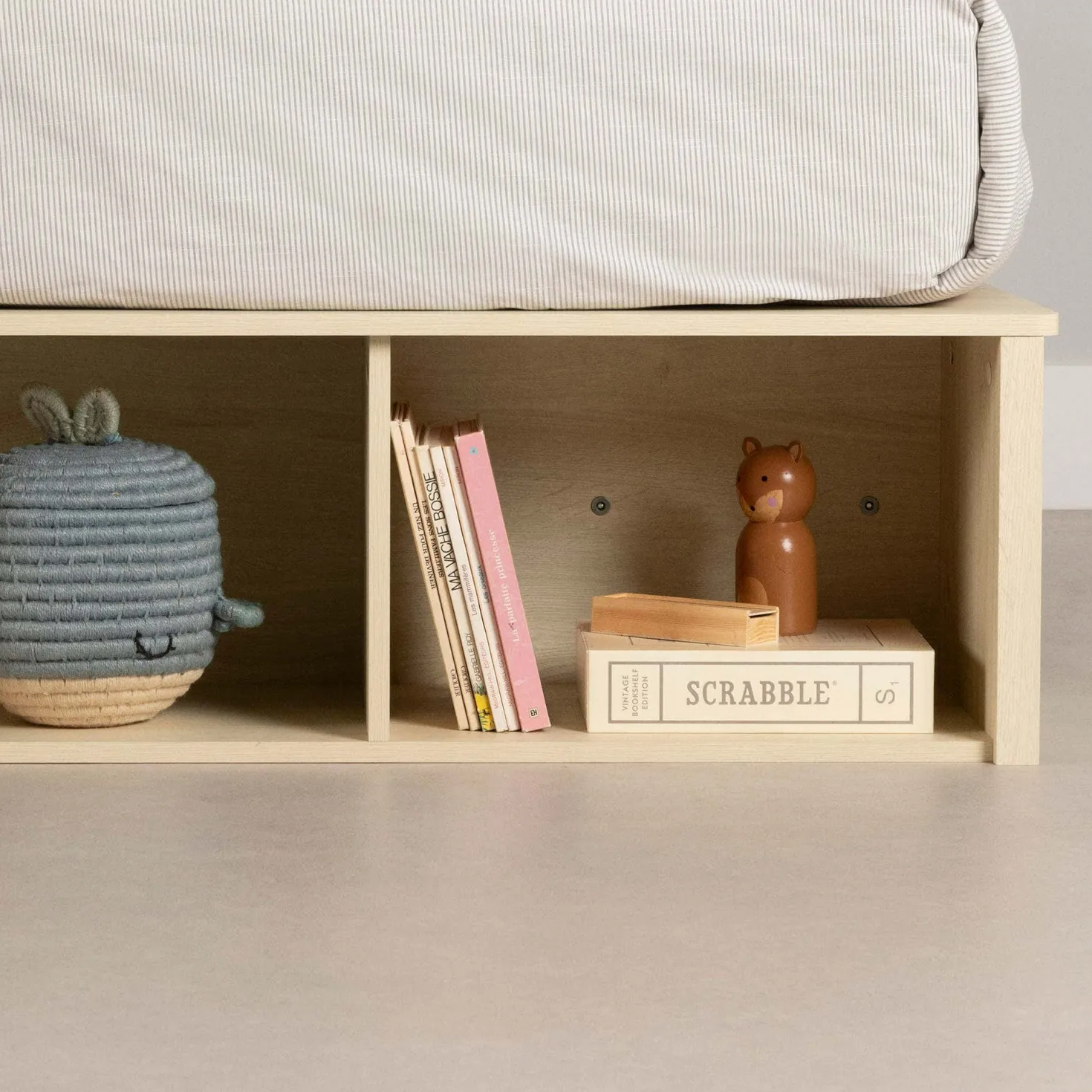 Lit simple avec rangement et paniers (39") - South Shore