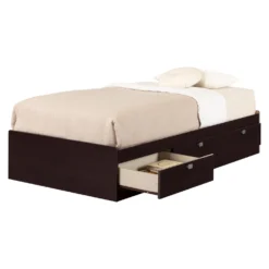Lit simple avec rangement 3 tiroirs (39") - South Shore