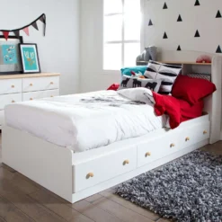 Lit simple avec rangement 3 tiroirs (39") - South Shore