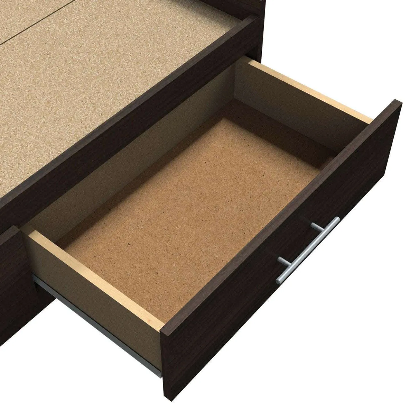 Lit simple avec rangement 3 tiroirs (39")