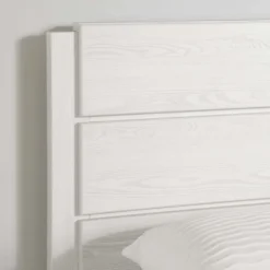 Lit simple avec rangement 3 tiroirs et tête de lit (39