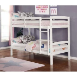 Lit superposé blanc - 39"/39"