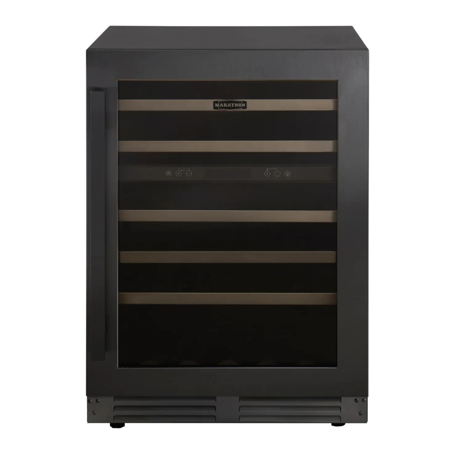 MARATHON Cellier à doubles zones 24'' Noir 24" - MWC56-DBLS