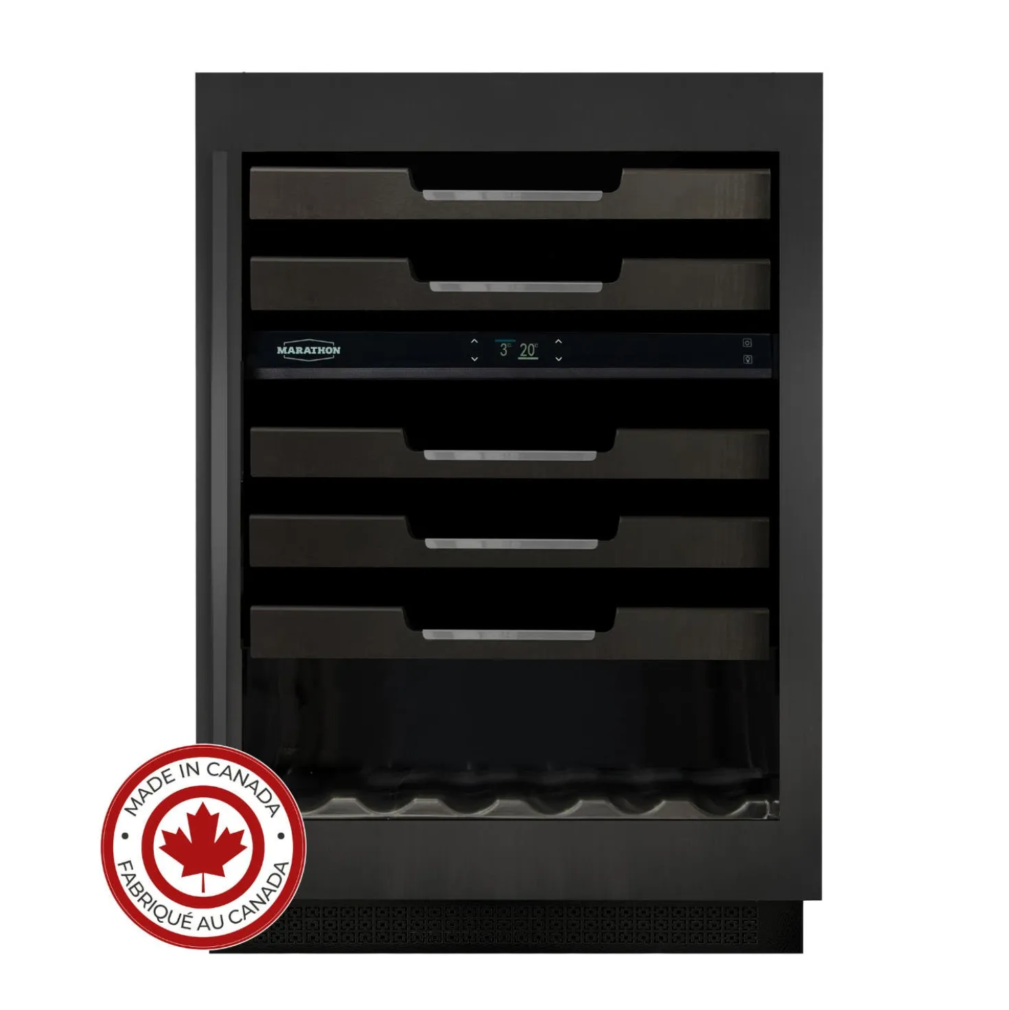 MARATHON Cellier Noir 23.5" - M4-D200BLS