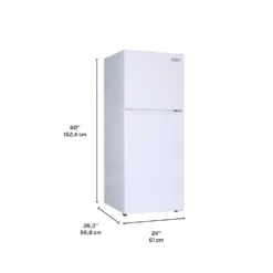 MARATHON Réfrigérateur 10 pi3 24 po Blanc Congélateur en haut - MFF103W